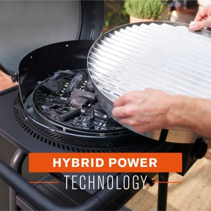 Υβριδική ψησταριά Patio Bistro E2coal Black Char Broil (9)